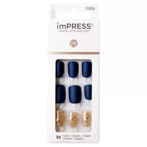 Kiss | ImPress One Step Short Press-On Gel Manicure Kit | 30 Pcs