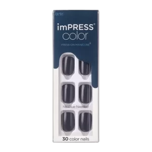Kiss | ImPress Color One Step Press-On Gel Manicure Kit Graytitude | 30 Pcs